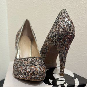 Nine West Glitter Heels